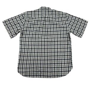 Peter Millar Mens XL Gingham Check Short Sleeve Button Down Shirt Plaid Casual